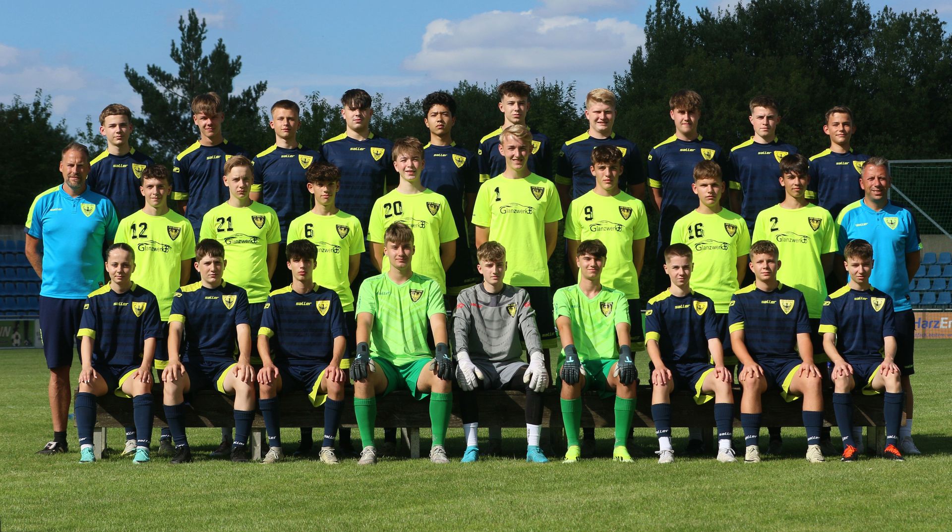 Mannschaftsfoto B-Junioren