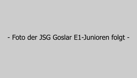 - Foto der JSG Goslar E1-Junioren folgt -